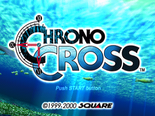 Chrono Cross title screen for Playstation